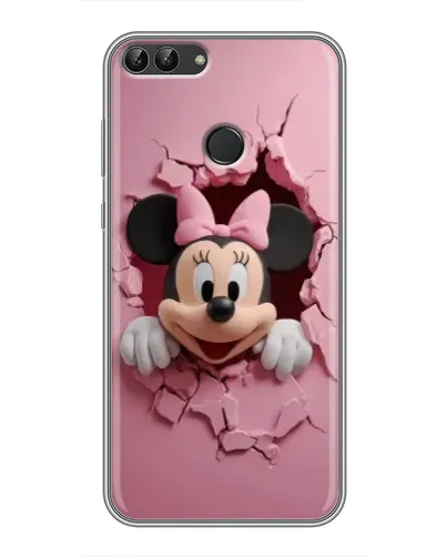 Чехол для Huawei P Smart (Enjoy 7s, FIG-LA1) с картинкой «Минни сквозь стену»