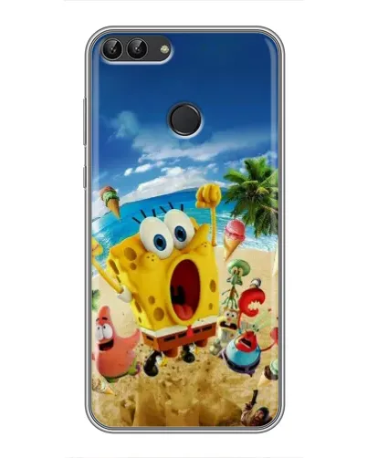 Чехол для Huawei P Smart (Enjoy 7s, FIG-LA1) с картинкой «Развлечения на пляже»