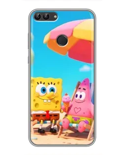 Чехол для Huawei P Smart (Enjoy 7s, FIG-LA1) с картинкой «Отдых на пляже»