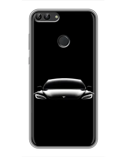 Чохол для Huawei P Smart (Enjoy 7s, FIG-LA1) з картинкою «Фари Tesla Night» Чохол для Huawei P Smart (Enjoy 7s, FIG-LA1) з картинкою «Фари Tesla Night»
