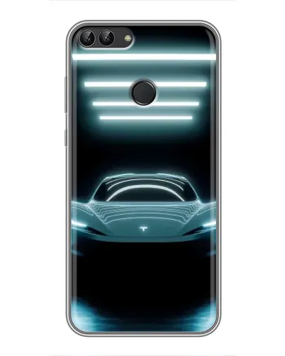 Чохол для Huawei P Smart (Enjoy 7s, FIG-LA1) з картинкою «Tesla в неоні» Чохол для Huawei P Smart (Enjoy 7s, FIG-LA1) з картинкою «Tesla в неоні»