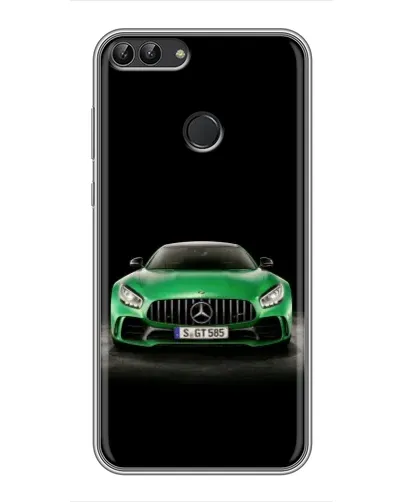 Чехол для Huawei P Smart (Enjoy 7s, FIG-LA1) с картинкой «Mercedes — неоновый лого» Чехол для Huawei P Smart (Enjoy 7s, FIG-LA1) с картинкой «Mercedes — неоновый лого»
