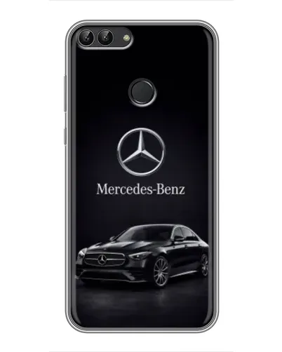 Чехол для Huawei P Smart (Enjoy 7s, FIG-LA1) с картинкой «Mercedes — решетка радиатора» Чехол для Huawei P Smart (Enjoy 7s, FIG-LA1) с картинкой «Mercedes — решетка радиатора»