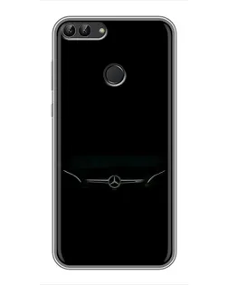 Чехол для Huawei P Smart (Enjoy 7s, FIG-LA1) с картинкой «Mercedes Stealth Look»