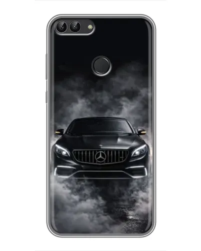 Чехол для Huawei P Smart (Enjoy 7s, FIG-LA1) с картинкой «Mercedes в дыму» Чехол для Huawei P Smart (Enjoy 7s, FIG-LA1) с картинкой «Mercedes в дыму»