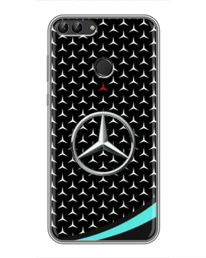 Чехол для Huawei P Smart (Enjoy 7s, FIG-LA1) с картинкой «Mercedes — бирюзовый акцент» Чехол для Huawei P Smart (Enjoy 7s, FIG-LA1) с картинкой «Mercedes — бирюзовый акцент»