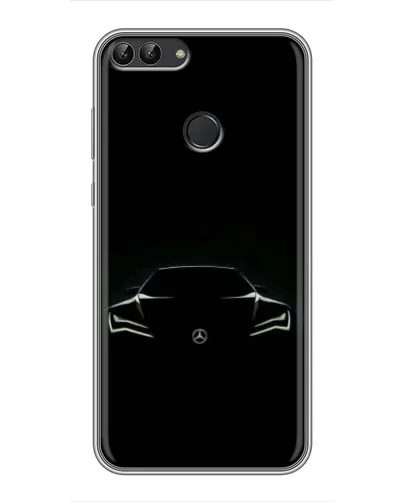 Чехол для Huawei P Smart (Enjoy 7s, FIG-LA1) с картинкой «Mercedes — силуэт авто» Чехол для Huawei P Smart (Enjoy 7s, FIG-LA1) с картинкой «Mercedes — силуэт авто»
