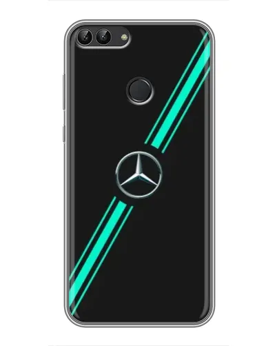 Чехол для Huawei P Smart (Enjoy 7s, FIG-LA1) с картинкой «Спортивные линии Mercedes» Чехол для Huawei P Smart (Enjoy 7s, FIG-LA1) с картинкой «Спортивные линии Mercedes»