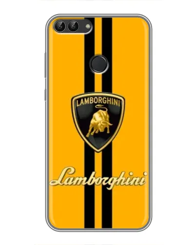 Чехол для Huawei P Smart (Enjoy 7s, FIG-LA1) с картинкой «Lamborghini Stripe желтый» Чехол для Huawei P Smart (Enjoy 7s, FIG-LA1) с картинкой «Lamborghini Stripe желтый»
