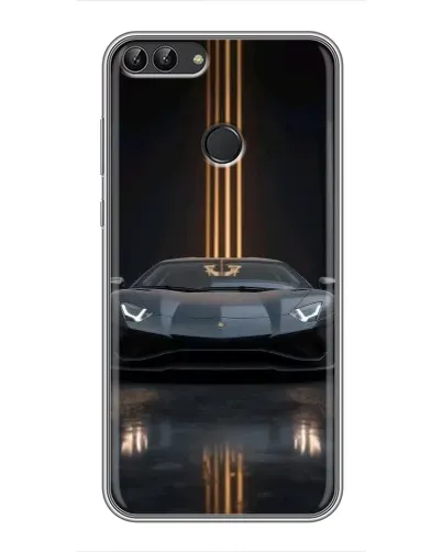 Чехол для Huawei P Smart (Enjoy 7s, FIG-LA1) с картинкой «Lamborghini золотые линии» Чехол для Huawei P Smart (Enjoy 7s, FIG-LA1) с картинкой «Lamborghini золотые линии»