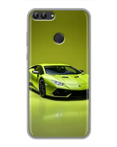 Чехол для Huawei P Smart (Enjoy 7s, FIG-LA1) с картинкой «Салатовый Lamborghini Huracan» Чехол для Huawei P Smart (Enjoy 7s, FIG-LA1) с картинкой «Салатовый Lamborghini Huracan»