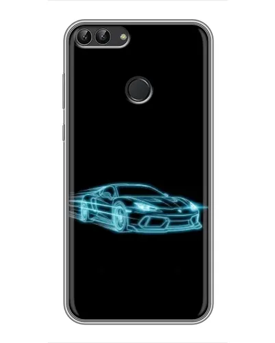 Чехол для Huawei P Smart (Enjoy 7s, FIG-LA1) с картинкой «Неоновый контур Lamborghini» Чехол для Huawei P Smart (Enjoy 7s, FIG-LA1) с картинкой «Неоновый контур Lamborghini»