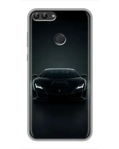 Чехол для Huawei P Smart (Enjoy 7s, FIG-LA1) с картинкой «Черный Lamborghini Aventador» Чехол для Huawei P Smart (Enjoy 7s, FIG-LA1) с картинкой «Черный Lamborghini Aventador»