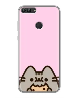 Чохол для Huawei P Smart (Enjoy 7s, FIG-LA1) з картинкою «Pusheen та печиво» Чохол для Huawei P Smart (Enjoy 7s, FIG-LA1) з картинкою «Pusheen та печиво»