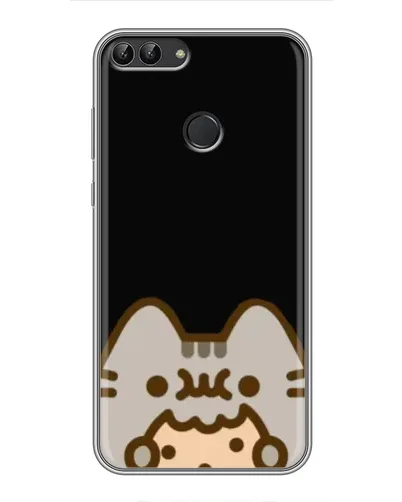 Чохол для Huawei P Smart (Enjoy 7s, FIG-LA1) з картинкою «Пушин на чорному» Чохол для Huawei P Smart (Enjoy 7s, FIG-LA1) з картинкою «Пушин на чорному»