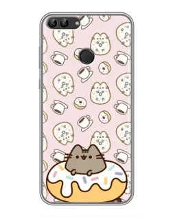 Чохол для Huawei P Smart (Enjoy 7s, FIG-LA1) з картинкою «Пушин на пончику» Чохол для Huawei P Smart (Enjoy 7s, FIG-LA1) з картинкою «Пушин на пончику»