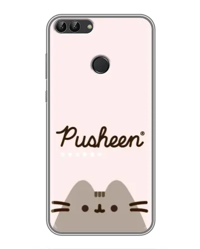 Чохол для Huawei P Smart (Enjoy 7s, FIG-LA1) з картинкою «Pusheen логотип» Чохол для Huawei P Smart (Enjoy 7s, FIG-LA1) з картинкою «Pusheen логотип»