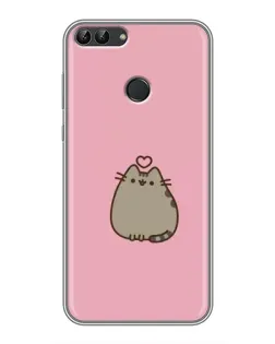 Чохол для Huawei P Smart (Enjoy 7s, FIG-LA1) з картинкою «Pusheen серце» Чохол для Huawei P Smart (Enjoy 7s, FIG-LA1) з картинкою «Pusheen серце»