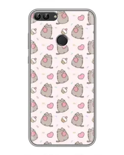 Чохол для Huawei P Smart (Enjoy 7s, FIG-LA1) з картинкою «Пушин та солодощі» Чохол для Huawei P Smart (Enjoy 7s, FIG-LA1) з картинкою «Пушин та солодощі»