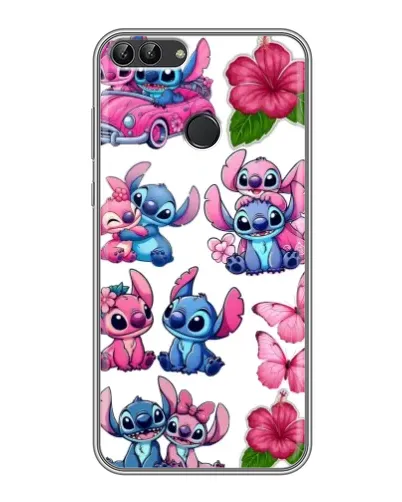 Чехол для Huawei P Smart (Enjoy 7s, FIG-LA1) с картинкой «Стикеры Stitch и Angel» Чехол для Huawei P Smart (Enjoy 7s, FIG-LA1) с картинкой «Стикеры Stitch и Angel»