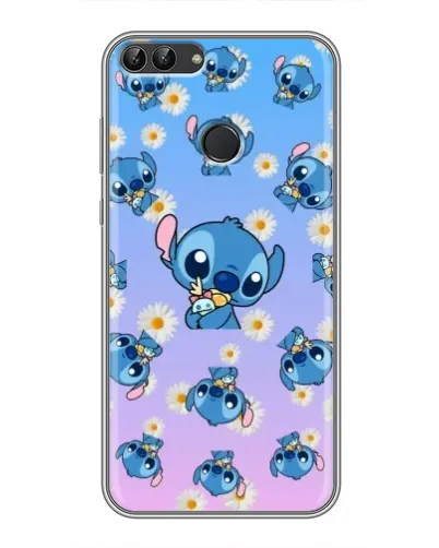 Чехол для Huawei P Smart (Enjoy 7s, FIG-LA1) с картинкой «Паттерн со Стичем» Чехол для Huawei P Smart (Enjoy 7s, FIG-LA1) с картинкой «Паттерн со Стичем»