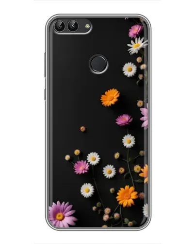 Чехол для Huawei P Smart (Enjoy 7s, FIG-LA1) с картинкой «Цветочная композиция»