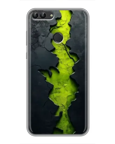 Чехол для Huawei P Smart (Enjoy 7s, FIG-LA1) с картинкой «Салатовый разлом скалы» Чехол для Huawei P Smart (Enjoy 7s, FIG-LA1) с картинкой «Салатовый разлом скалы»