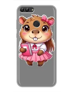 Чохол для Huawei P Smart (Enjoy 7s, FIG-LA1) з картинкою «Дівчинка капібара» Чохол для Huawei P Smart (Enjoy 7s, FIG-LA1) з картинкою «Дівчинка капібара»
