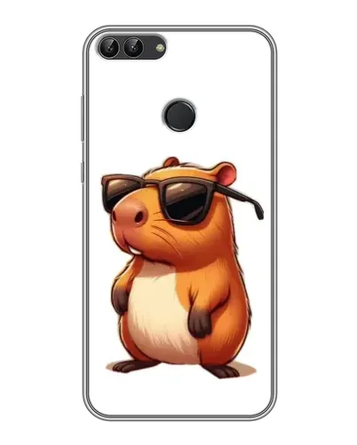 Чехол для Huawei P Smart (Enjoy 7s, FIG-LA1) с картинкой «Капибара в очках» Чехол для Huawei P Smart (Enjoy 7s, FIG-LA1) с картинкой «Капибара в очках»