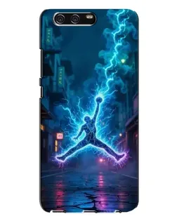 Чехол для Huawei P10 Plus (VKY) с картинкой «Jordan Gold Jumpman»