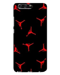 Чехол для Huawei P10 Plus (VKY) с картинкой «Jordan Red Pattern»