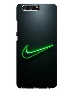 Чехол для Huawei P10 Plus (VKY) с картинкой «Неоновый контур Nike»