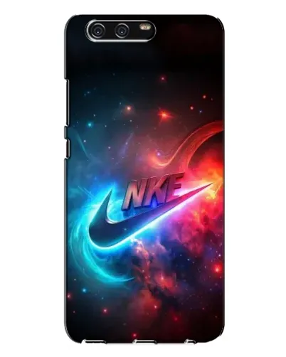 Чехол для Huawei P10 Plus (VKY) с картинкой «Огненный логотип Nike»