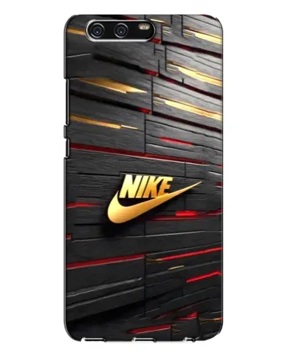 Чехол для Huawei P10 Plus (VKY) с картинкой «Золотой Nike на металле»