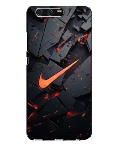 Чехол для Huawei P10 Plus (VKY) с картинкой «Nike — эффект разломов»