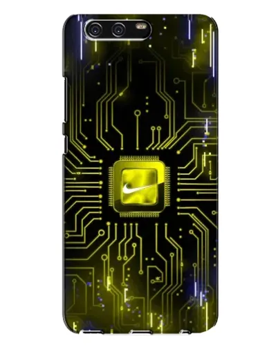 Чехол для Huawei P10 Plus (VKY) с картинкой «Nike — золотая искра»