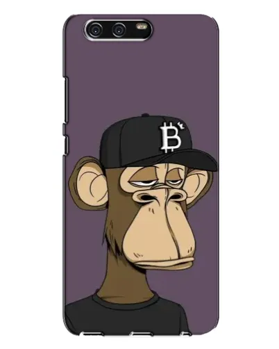 Чехол для Huawei P10 Plus (VKY) с картинкой «Bored Ape в кепке»