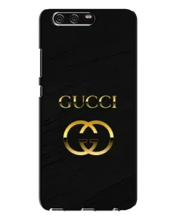 Чехол для Huawei P10 Plus (VKY) с картинкой «Золотой логотип Gucci»