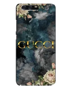 Чехол для Huawei P10 Plus (VKY) с картинкой «Абстрактные цветы Gucci»
