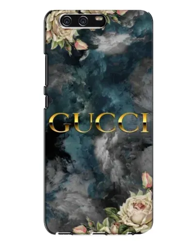 Чехол для Huawei P10 Plus (VKY) с картинкой «Абстрактные цветы Gucci»
