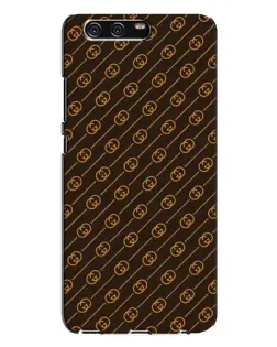 Чехол для Huawei P10 Plus (VKY) с картинкой «Gucci — золотые диагонали»
