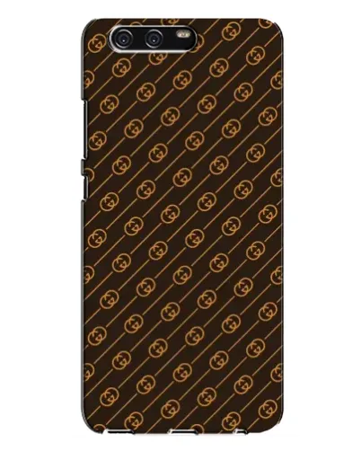 Чехол для Huawei P10 Plus (VKY) с картинкой «Gucci — золотые диагонали»