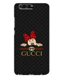 Чехол для Huawei P10 Plus (VKY) с картинкой «Минни Маус Gucci — черный»