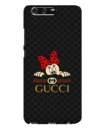 Чехол для Huawei P10 Plus (VKY) с картинкой «Минни Маус Gucci — черный»