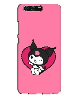 Чехол для Huawei P10 Plus (VKY) с картинкой «Kuromi — любовь в сердце»