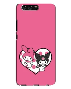 Чехол для Huawei P10 Plus (VKY) с картинкой «Kuromi и My Melody»