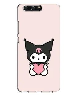 Чехол для Huawei P10 Plus (VKY) с картинкой «Kuromi и сердце»