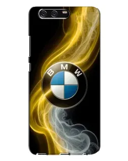 Чехол для Huawei P10 Plus (VKY) с картинкой «Золотистый дым BMW»