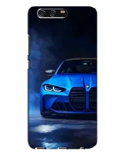 Чехол для Huawei P10 Plus (VKY) с картинкой «Голубая BMW M4»