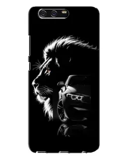 Чехол для Huawei P10 Plus (VKY) с картинкой «BMW и лев»